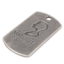 10Pcs Square Gemini Pendant Horoscope Zodiac Sign Charm Jewelry DIY Making