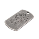 10Pcs Square Pisces Pendant Horoscope Zodiac Sign Charm Jewelry DIY Making