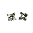 Wholesale 200Pcs Tibetan Silver Floral Bead Cap Spacers Jewelry DIY Findings