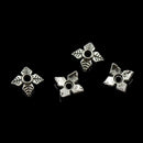 Wholesale 200Pcs Tibetan Silver Floral Bead Cap Spacers Jewelry DIY Findings
