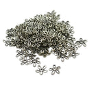 Wholesale 100Pcs Tibetan Silver Filigree Daisy Bead Cap Spacers Jewelry DIY Findings