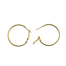 20pcs Fashion Lady Women Gold Copper Round Large Hoop Huggie Loop Earrings