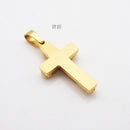 Gold Stainless Steel Cross Pendant Lord's Prayer Necklace for Men Women Gift