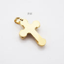 Mens Womens Gold Chain Cross Pendant Necklace Gift