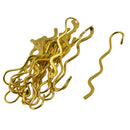 Pack of 20 Smooth Gold Wave Beading Bookmark with Loop Handmade Jewelry Findings