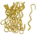Pack of 20 Smooth Gold Wave Beading Bookmark with Loop Handmade Jewelry Findings
