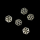 Wholesale 100Pcs Tibetan Silver Filigree Lotus Bead Cap Spacers Jewelry DIY Findings