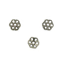 Wholesale 100Pcs Tibetan Silver Filigree Lotus Bead Cap Spacers Jewelry DIY Findings