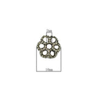 Wholesale 100Pcs Tibetan Silver Filigree Lotus Bead Cap Spacers Jewelry DIY Findings