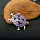 Kids Fashion Rhinestone Animal Teenage Mutant Ninja Turtles Corsage Pins