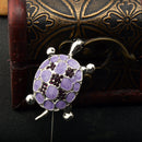 Kids Fashion Rhinestone Animal Teenage Mutant Ninja Turtles Corsage Pins