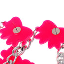 Exaggerate Acrylic Bowknot SWEET Letter Dangle Earrings Ear Stud Fancy Lady Party Prom Decorations