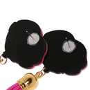 Fashion Acrylic Mouth Lips Tassel Long Earrings for Women Girl Party Gifts Pink