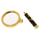 Retro Dragon Carved Magnifier Magnifying Glass Loupe Reading Tool 70mm