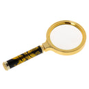 Retro Dragon Carved Magnifier Magnifying Glass Loupe Reading Tool 70mm