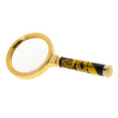 Retro Dragon Carved Magnifier Magnifying Glass Loupe Reading Tool 70mm
