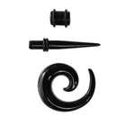 Piercing Jewelry 54pcs Acrylic Tapers straight Tunnels Plug Spiral Tapers