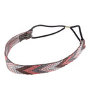 Lady Stripe Weave Elastic Hair Plaited Plait Headband Hairband Colorful