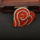 Crystal Rhinestone Heart Brooch Pin Wedding Party Christmas Gift Jewelry