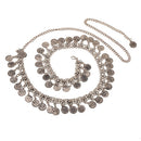 Bohemia Gypsy Waist Body Chain Boho Drop Coins Hippie Belt Belly Jewelry for Women