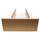 6-Layer Sunglasses Eyeglasses Display Wooden Frame Rack Stand Holder Organizer Silver