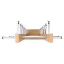 6-Layer Sunglasses Eyeglasses Display Wooden Frame Rack Stand Holder Organizer Silver