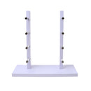 4-Layer Sunglasses Eyeglasses Display Wooden Frame Rack Stand Holder Organizer White