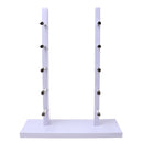 5-Layer Sunglasses Eyeglasses Display Wooden Frame Rack Stand Holder Organizer White