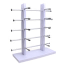 5-Layer Sunglasses Eyeglasses Display Wooden Frame Rack Stand Holder Organizer White