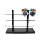 3-Layer Sunglasses Eyeglasses Display Wooden Frame Rack Stand Holder Organizer Black