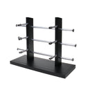 3-Layer Sunglasses Eyeglasses Display Wooden Frame Rack Stand Holder Organizer Black