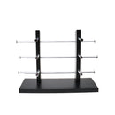 3-Layer Sunglasses Eyeglasses Display Wooden Frame Rack Stand Holder Organizer Black