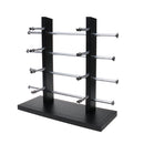4-Layer Sunglasses Eyeglasses Display Wooden Frame Rack Stand Holder Organizer Black