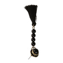 Retro Black Tassel Thread Feather Asymmetric Ear Studs Dangle Earring Women Charms Jewelry Gift