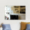 18cm 7Pcs DIY Acrylic Modern Mirror Decal Art Mural Wall Sticker Home Decor Removable Stickers