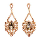 Lady Rhinestione Crystal Stud Earrings Elegant Earrings Jewelry for Women
