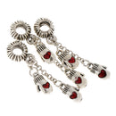 5Pcs Christmas Glove Pendant Loose Beads DIY Xmas Lady Jewelry Making Craft