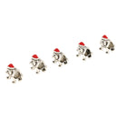 5pcs Puppy Silver Alloy Large Hole Beads Charms DIY European Bracelet Fittings