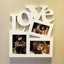 Hollow LOVE Rustic Wooden Family Picture Photo Frames DIY