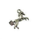 Pack of 30 Antique Silver Horse Pendants Xmas DIY Jewelry Making Christmas Gift