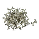 Pack of 30 Antique Silver Horse Pendants Xmas DIY Jewelry Making Christmas Gift