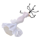 Fashion White Mermaid Mannequin Dress Necklace Earring Jewelry Holder Stand