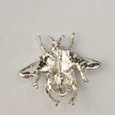 Vintage Women Men Crystal Cute Honey Bee Brooch Pin Insects Pin Jewellery Silver