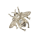 Vintage Women Men Crystal Cute Honey Bee Brooch Pin Insects Pin Jewellery Silver