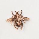 Vintage Red Bronze Plated Women Men Crystal Honey Bee Brooch Pin Jewelry