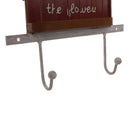 Life is Short Smell the Flower Metal Bird Cage Wall Hanger Home Party Decor