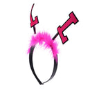 Novelty Pink Fluffy L-Plate Bride to Be Headband Hen Night Head Boppers