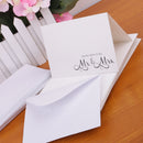 Thank You Cards From Mr Mrs with Envelopes for Wedding Party Pack of 50