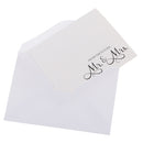 Thank You Cards From Mr Mrs with Envelopes for Wedding Party Pack of 50