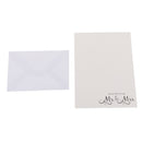 Thank You Cards From Mr Mrs with Envelopes for Wedding Party Pack of 50